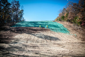 Semper Fi Hydroseed applying hydroseed on right of way project 3 Semper Fi Hydroseed applying hydroseed on right of way project.